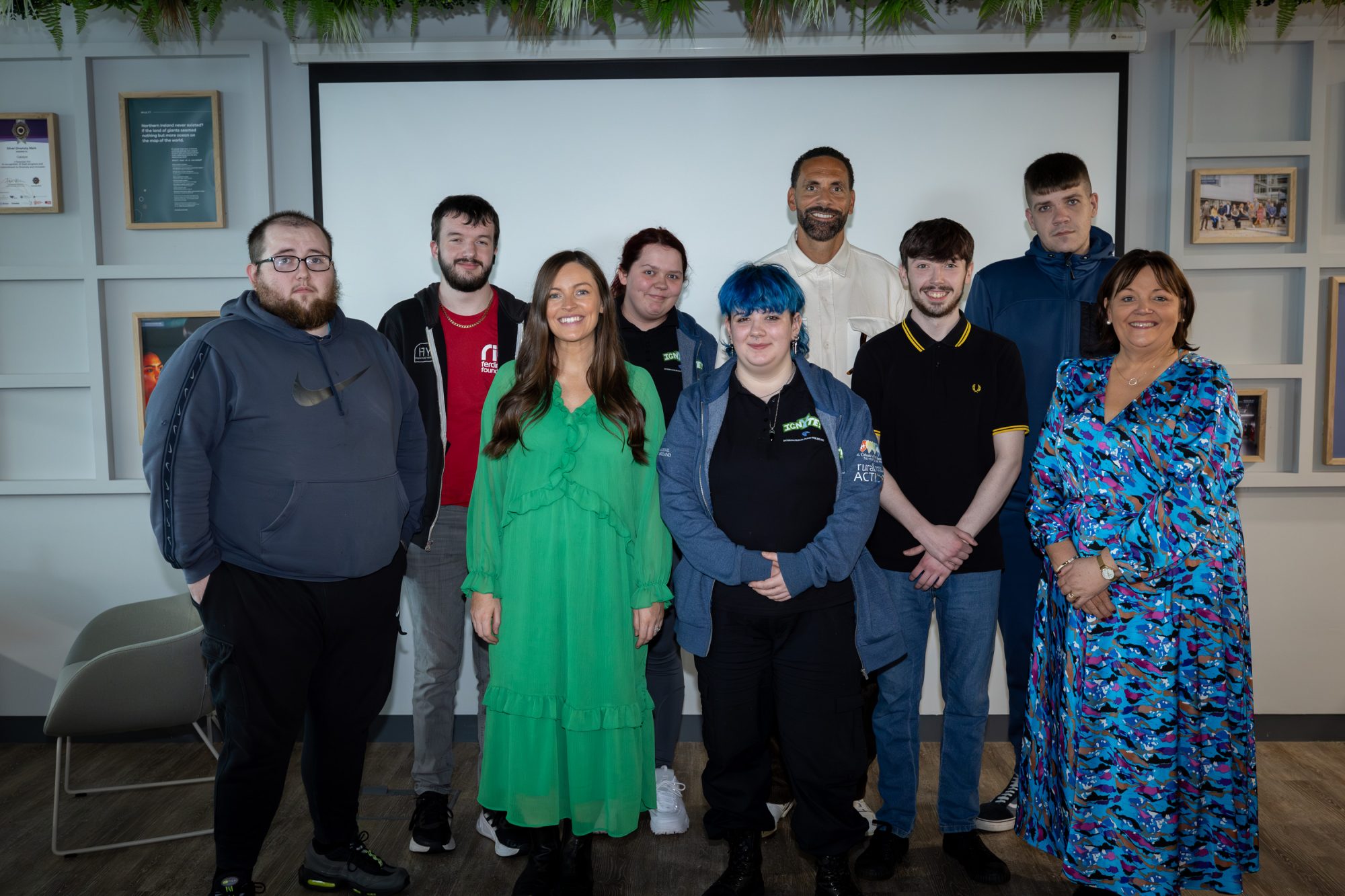 Catalyst welcomes Rio Ferdinand to meet young people from inclusive innovation programme ‘STRYVE’